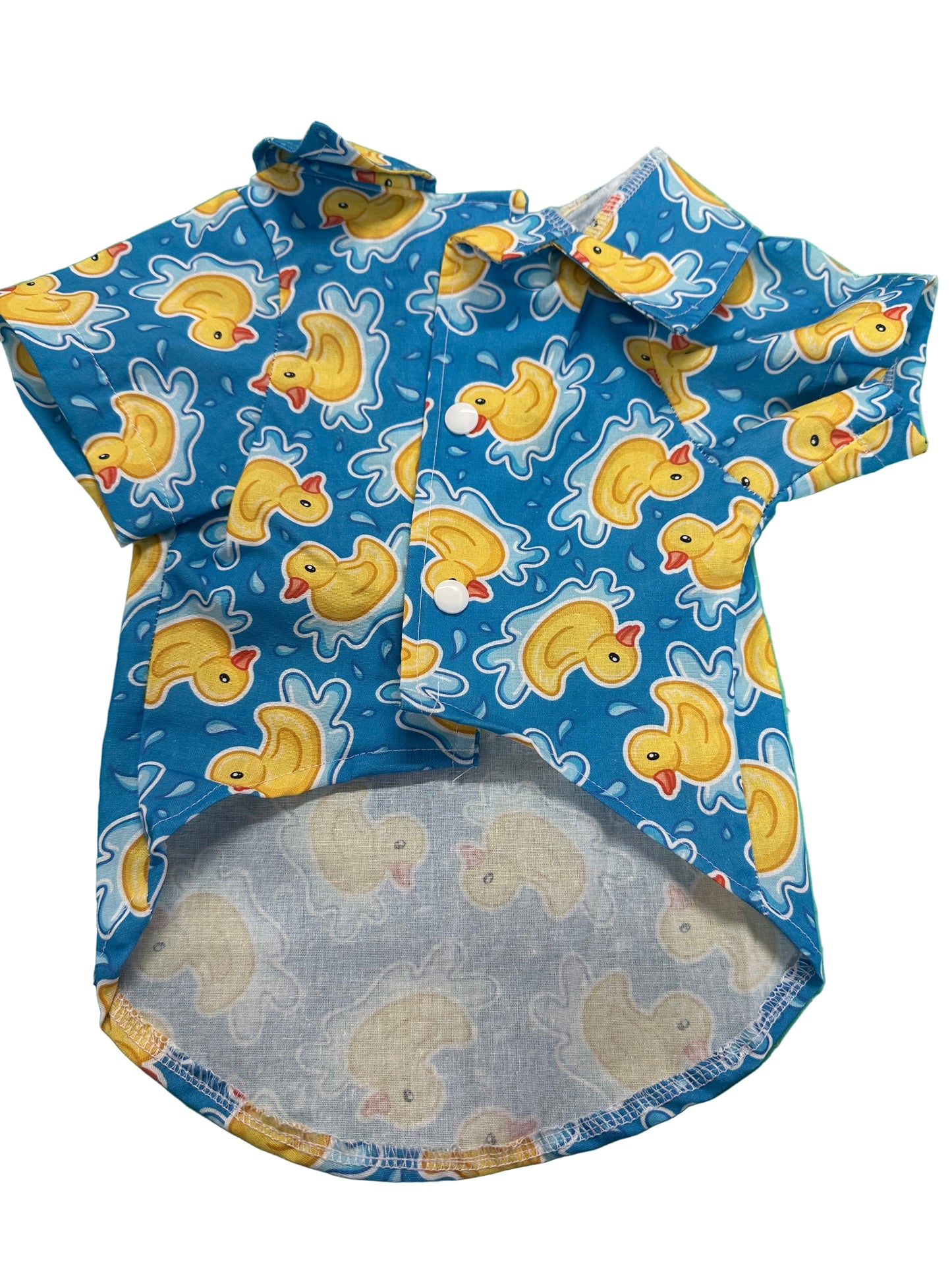 Collared Shirt - Ducks on Blue (Slim Fit)