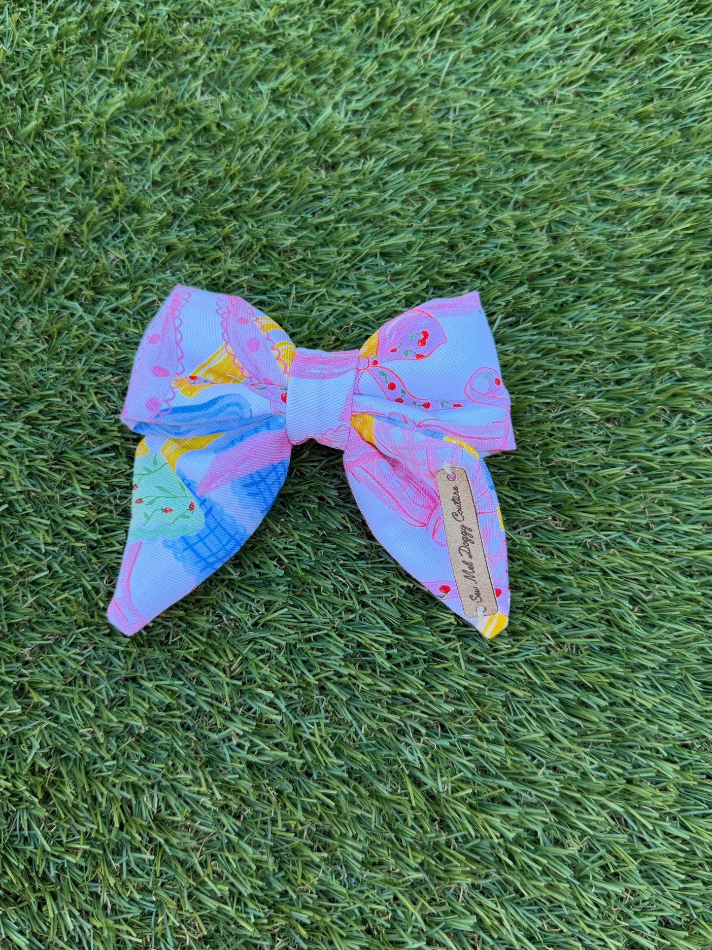 Sailor Bow - Bows , Pink, Blue , Yellow and Green