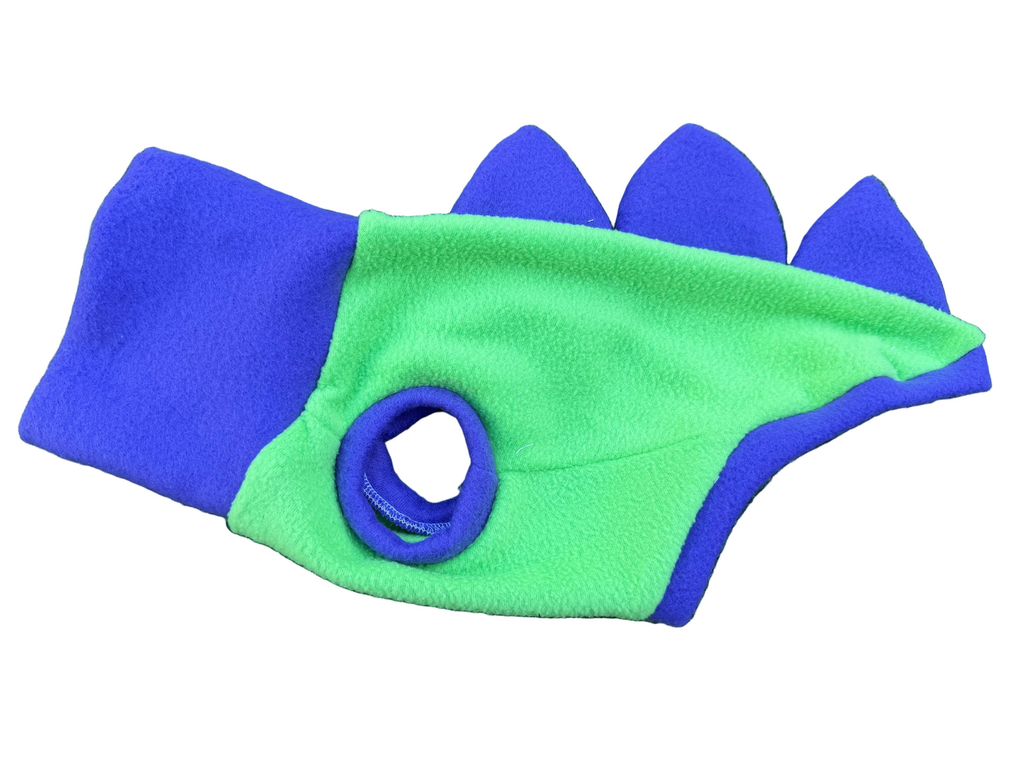 Dinosaur Jumper - Lime Green with purple Trim