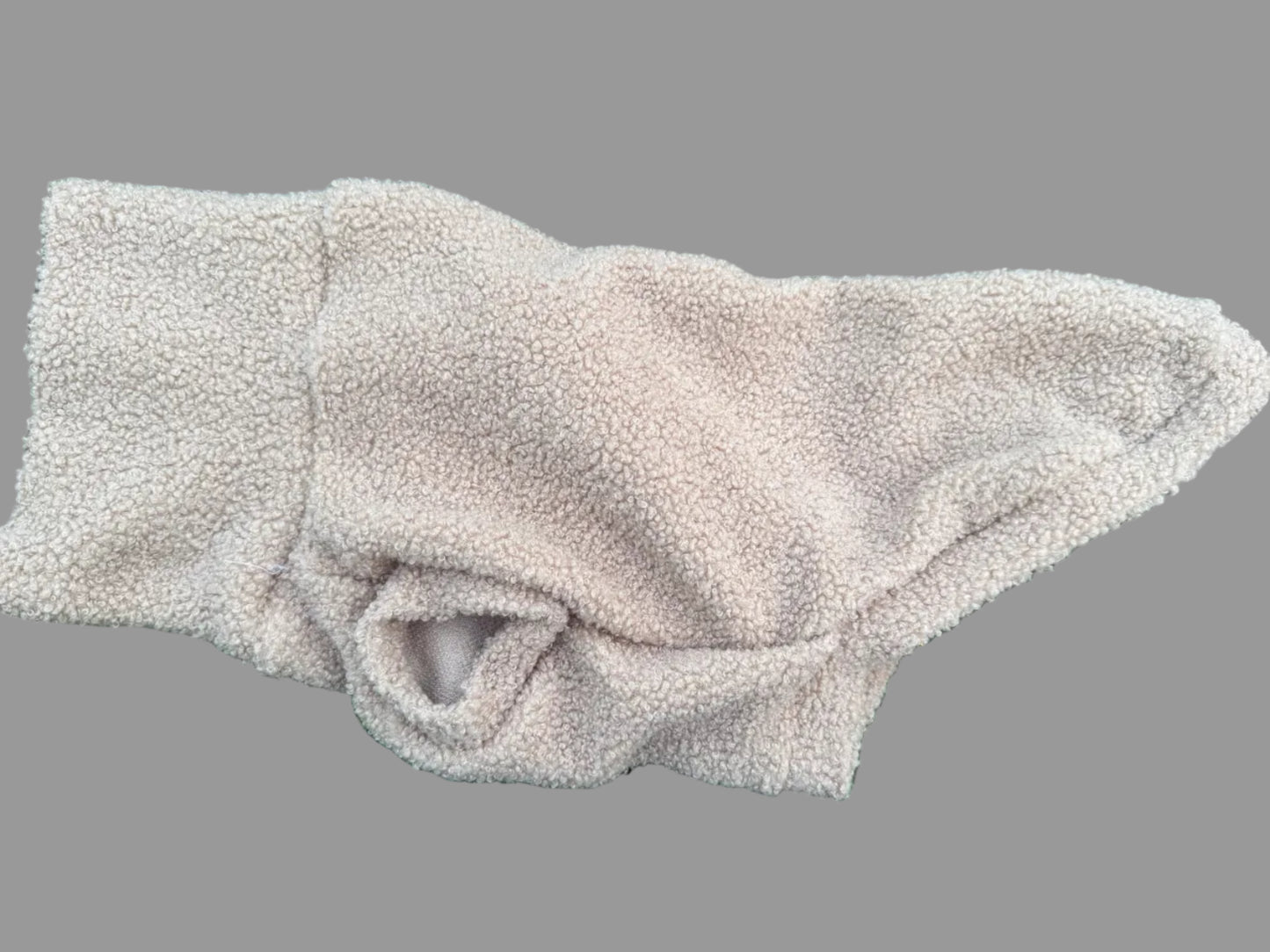 Long Dog Boucle Sweater - Caramel