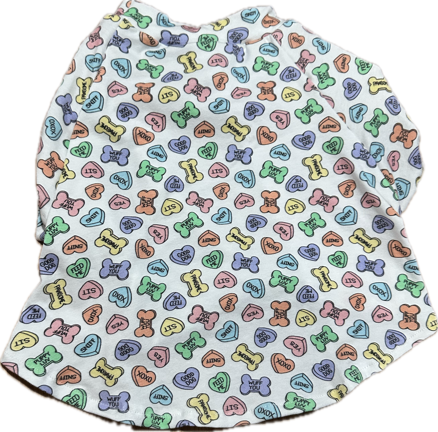 Doggy T Shirt - Love Heart Doggy Coversation. LIMITE EDITION