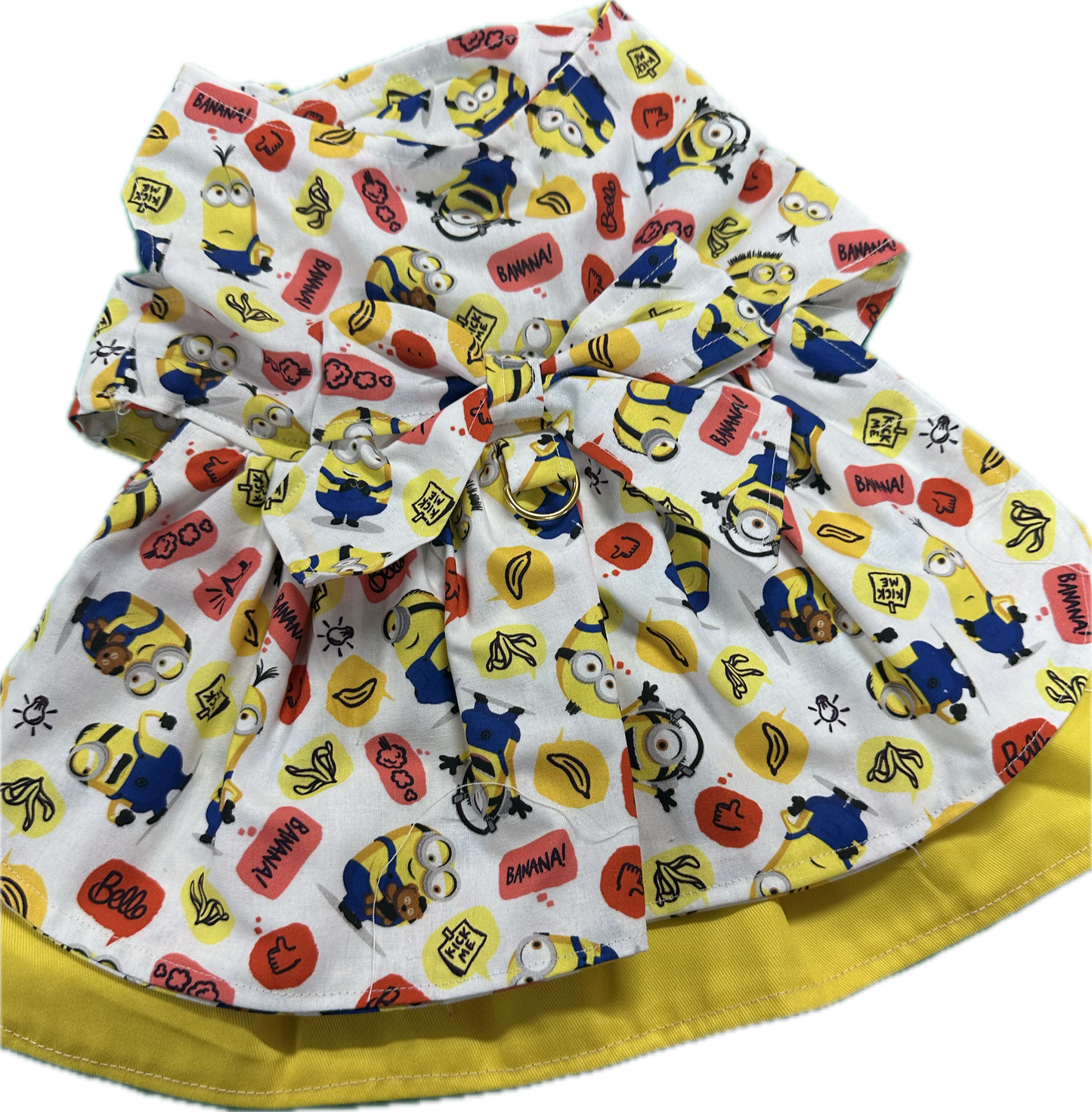 Dress - Minions with Yellow underskirt and NEW FEATURE D ring