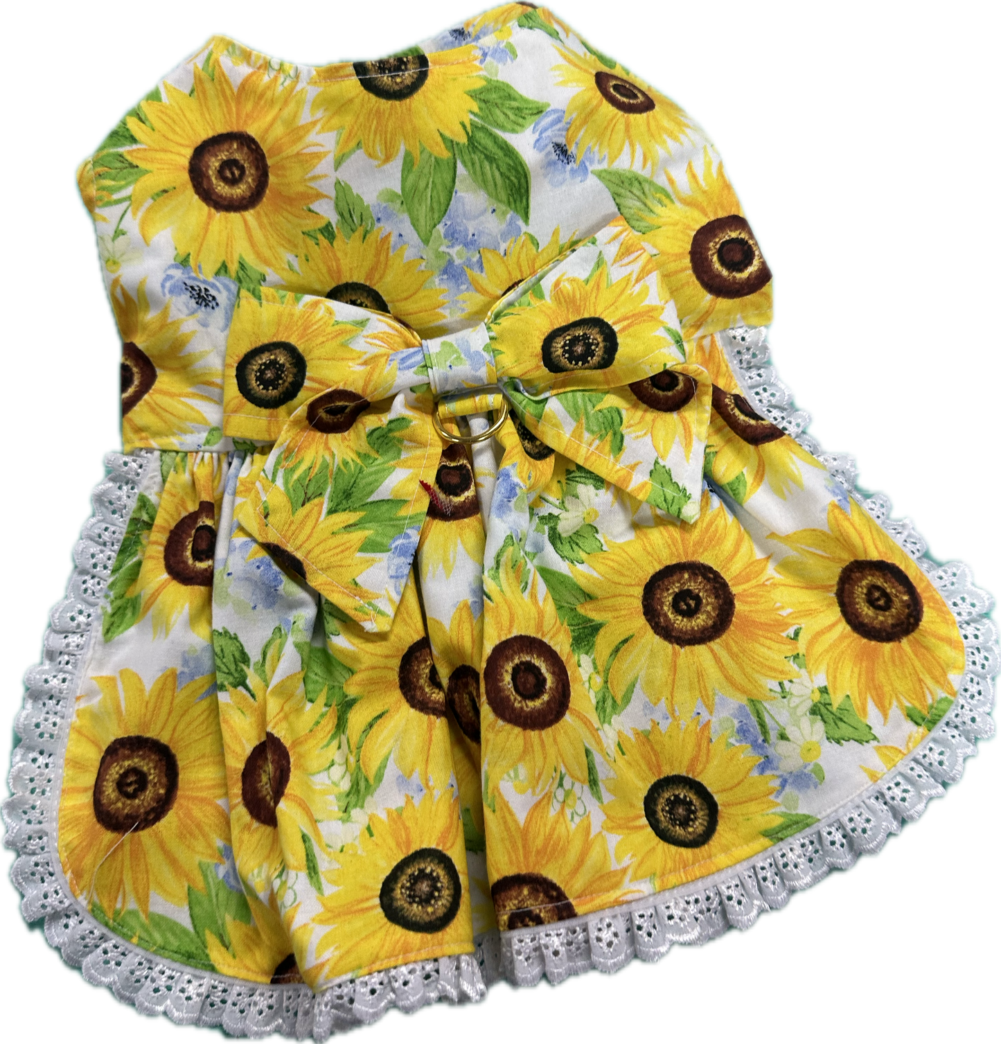 Dress -Sunflowers and NEW FEATURE D ring