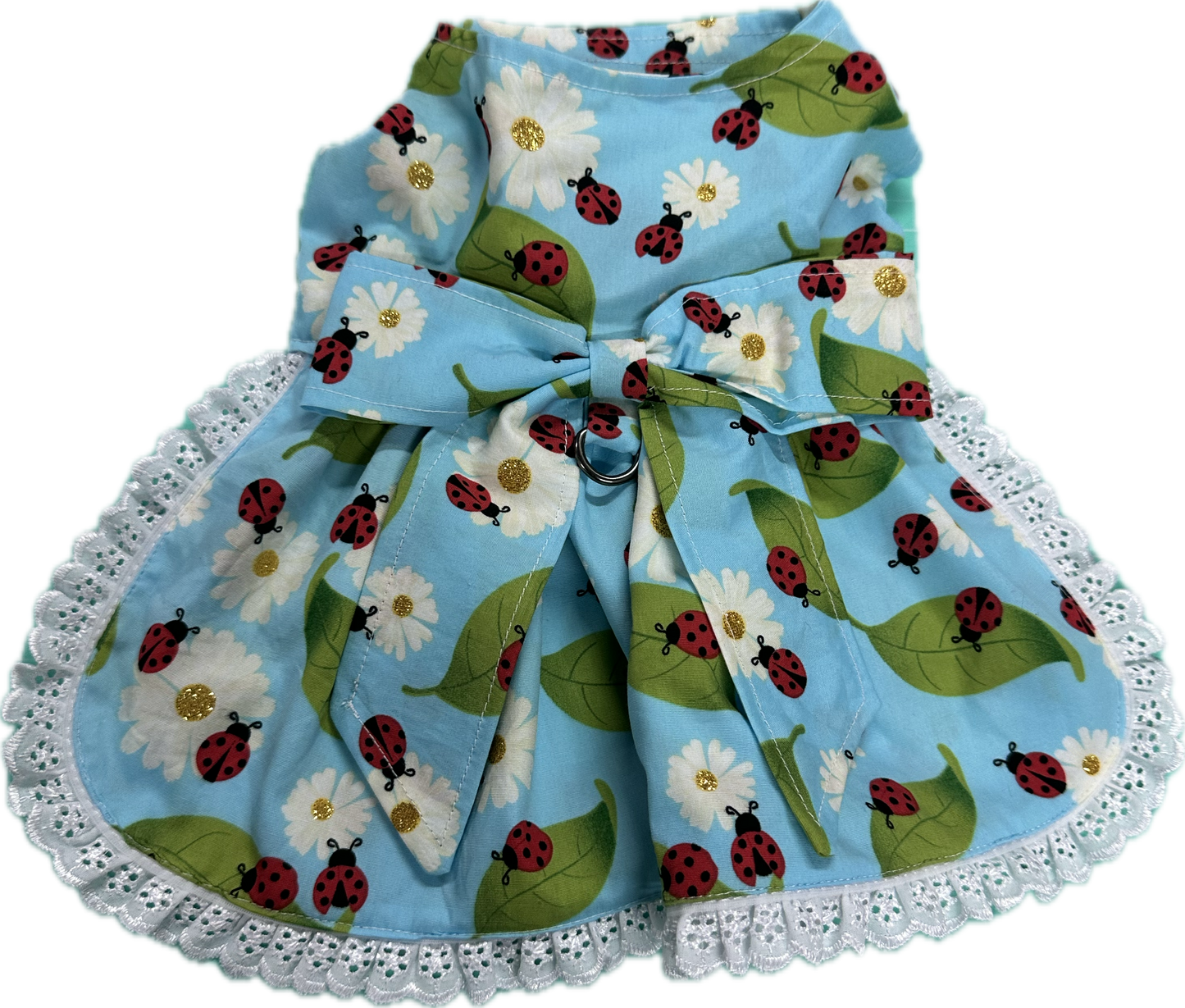 Dress - Lady Bettles on Pale Blue