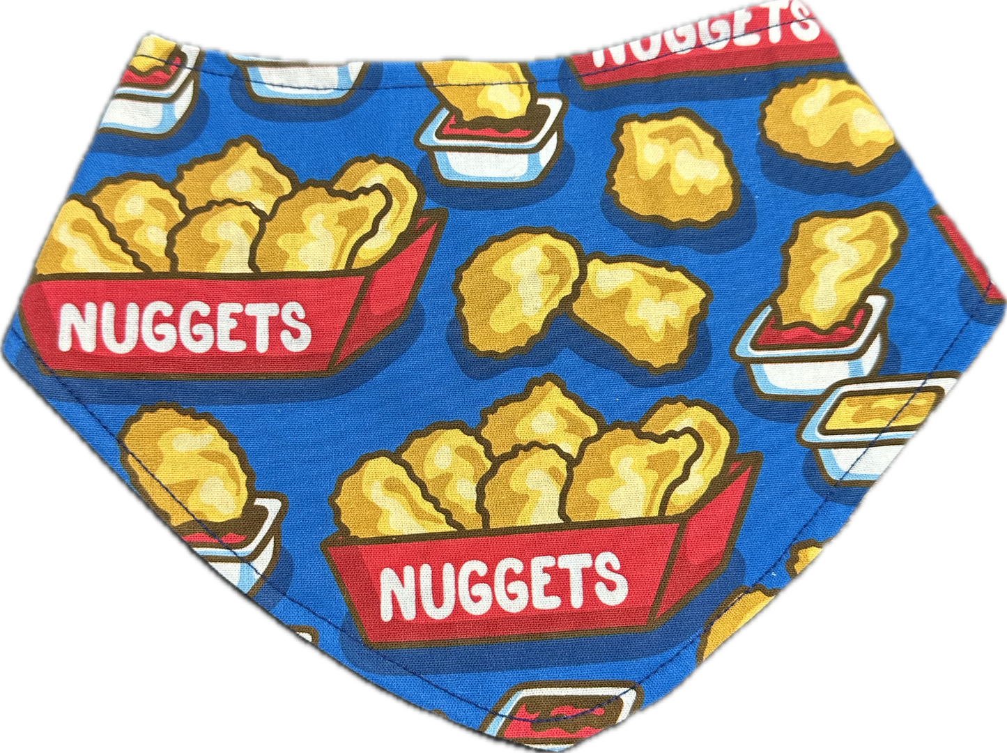 Bandana - Chicken Nugget on Blue