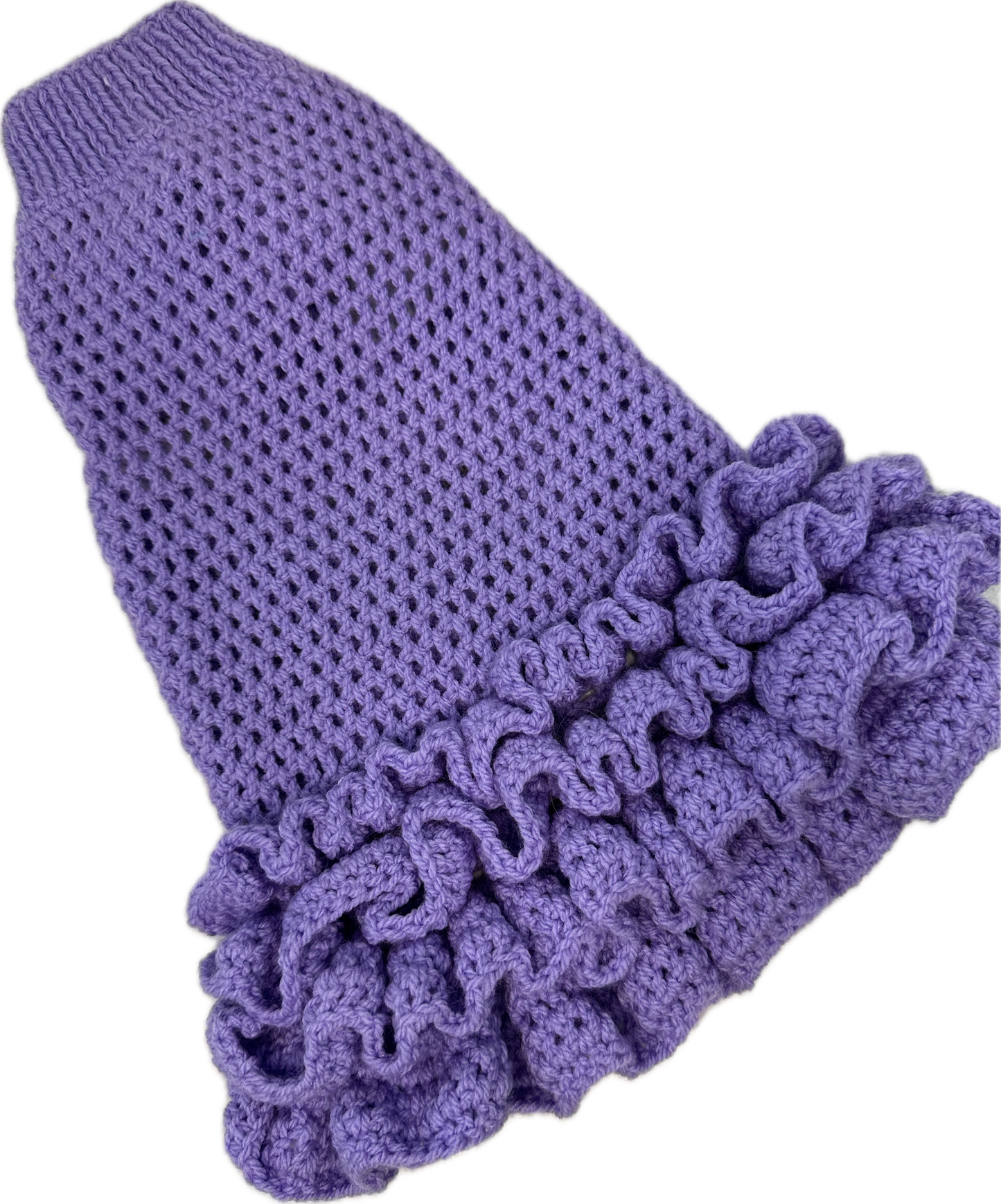 Crochet Dress - MAUVE/ PURPLE