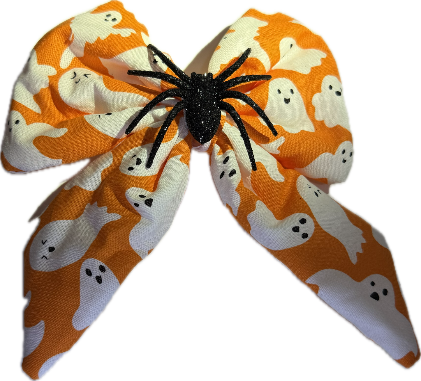Sailor Bow - Ghosts on orange background Featuring Spider Halloween Special Edition