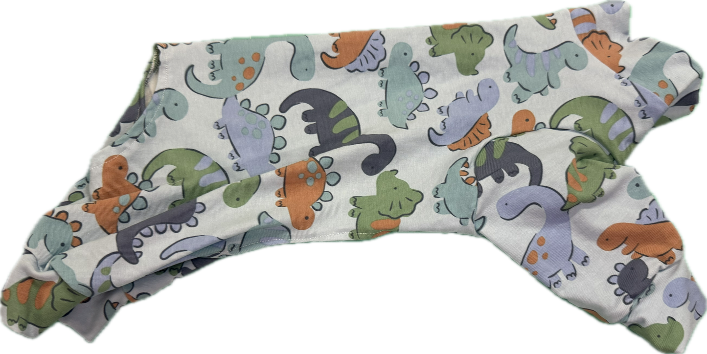 Onesie - Dinosaur Blue