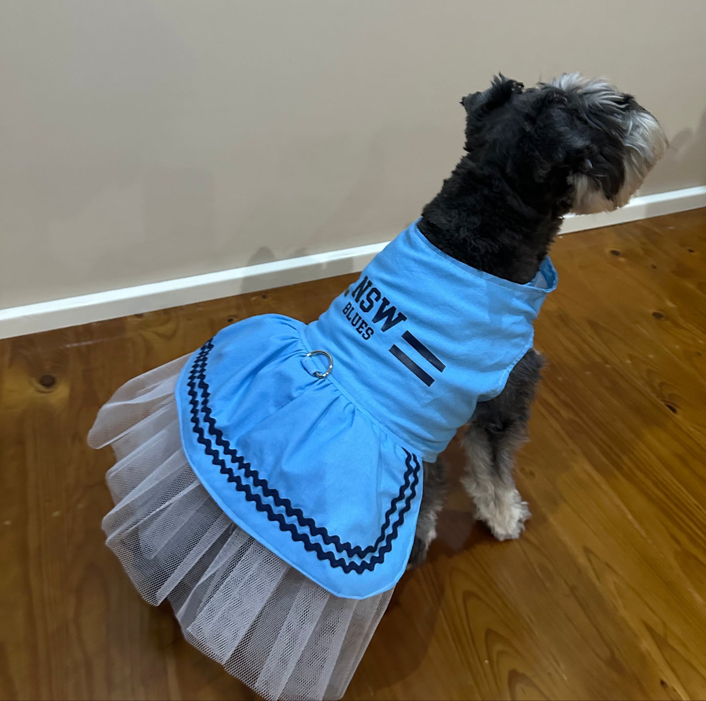 Dress-Cheerleader NSW BLUE tulle underskirt. PRE ORDER