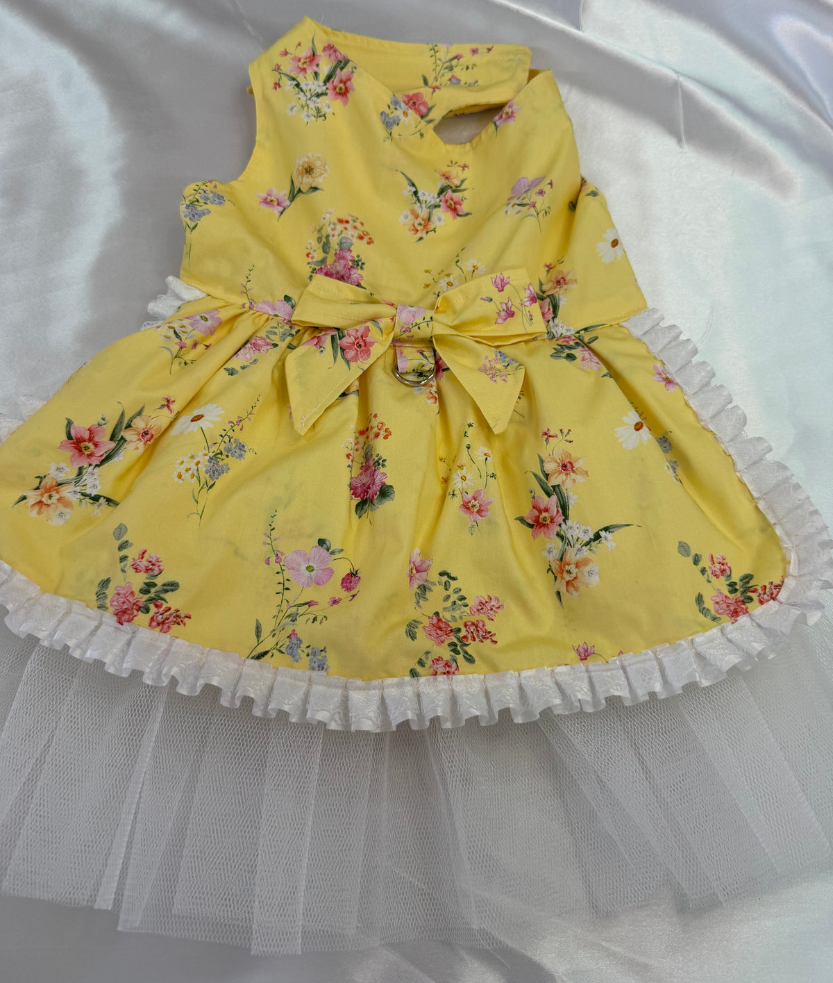 Dress - Flowers on Yellow Dress