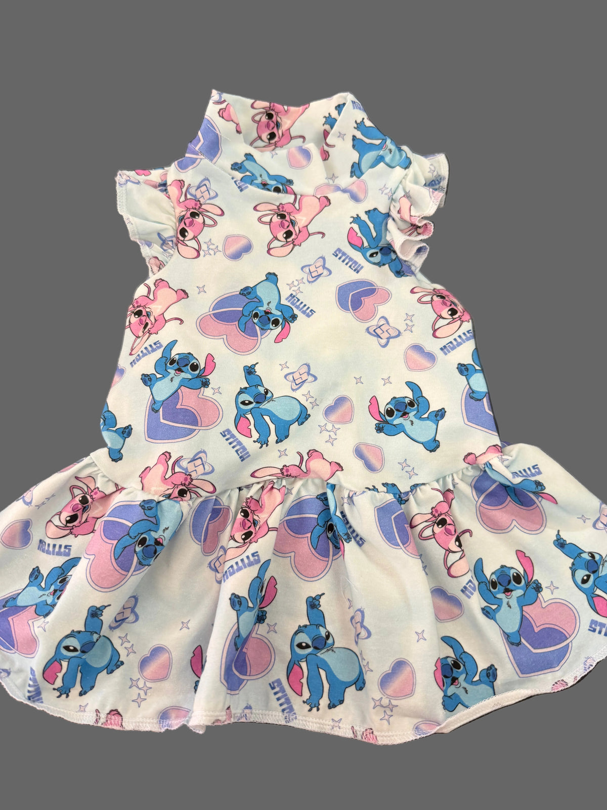 Jersey Dress - Blue and Pink Alien