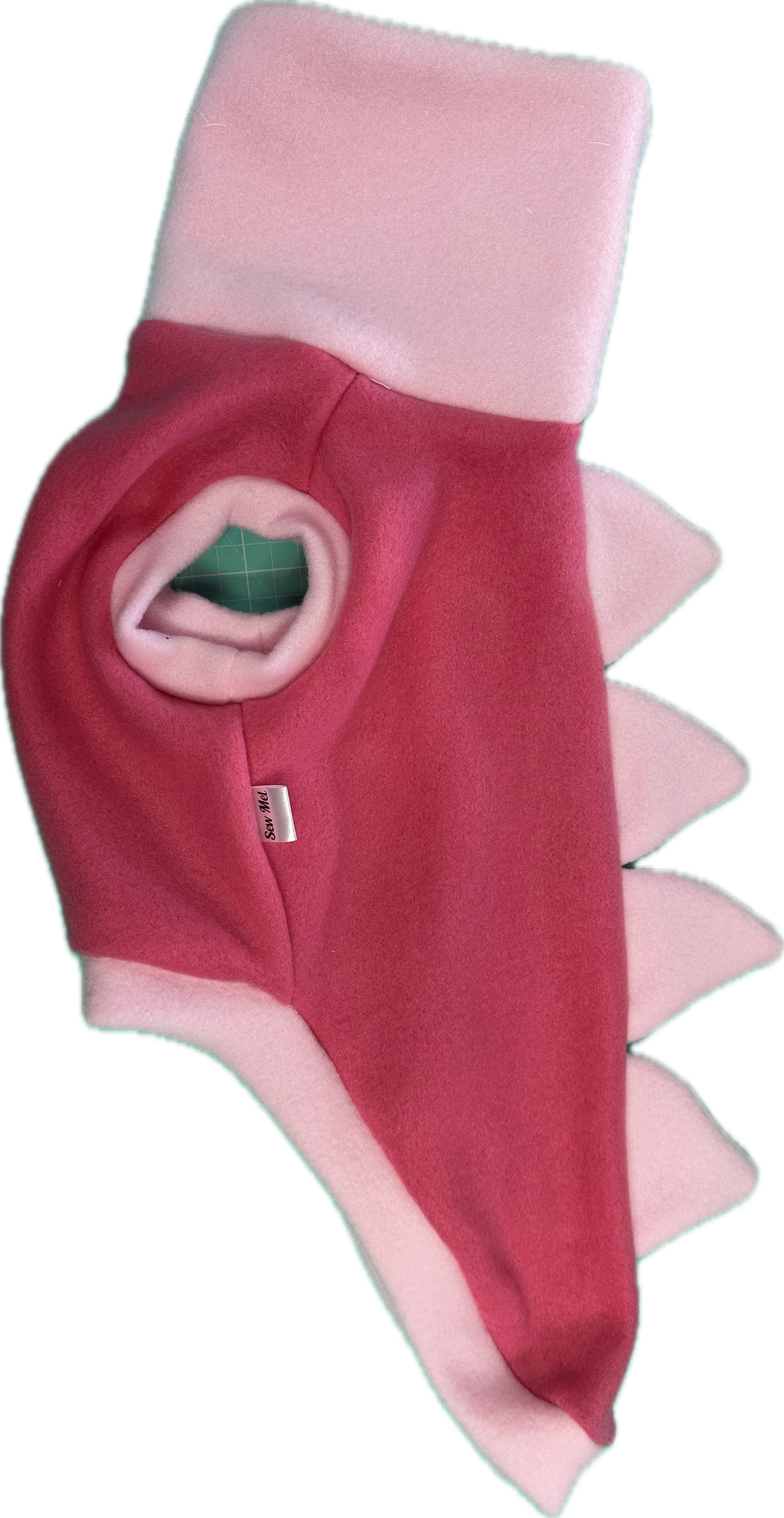 Dinosaur Jumper -Bubblegum Pink Body and Pale pink Spikes