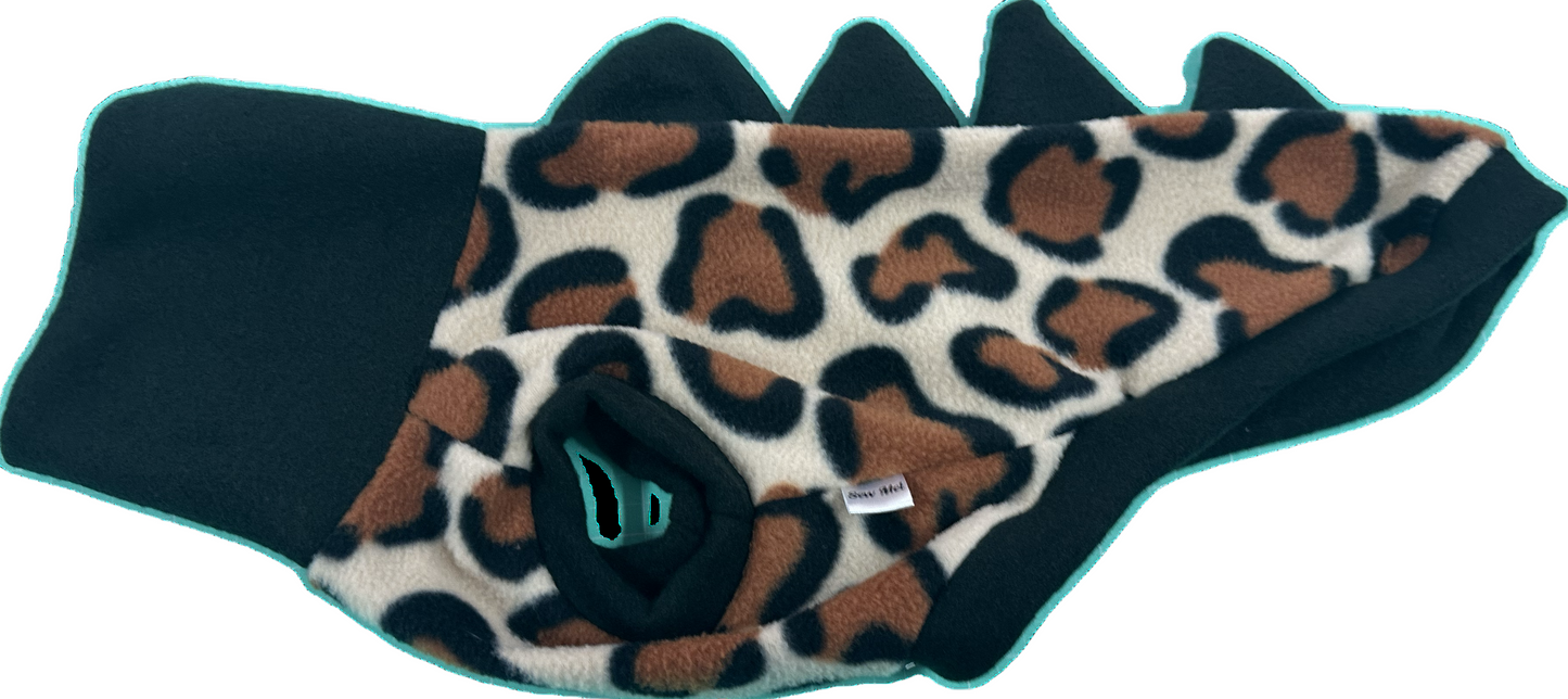 Dinosaur Jumper - Leopard Print Brown and Black