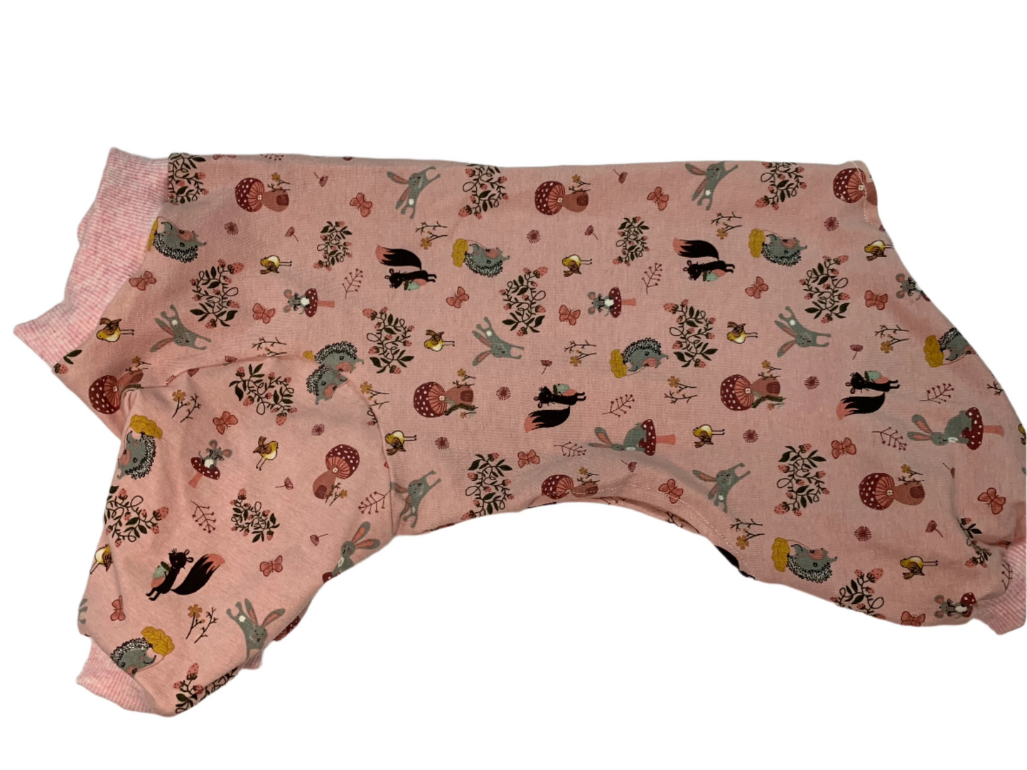 Onesie - Pink Woodland Animals