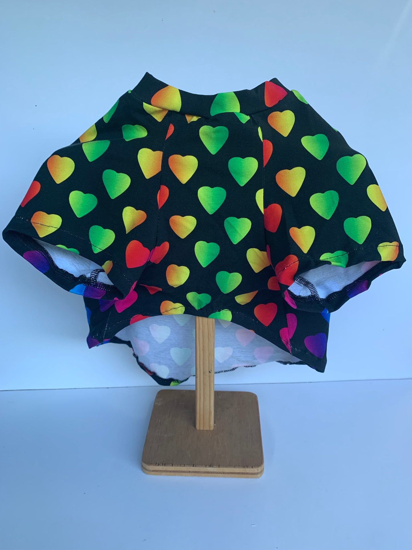 Doggy T Shirt - RAINBOW HEART