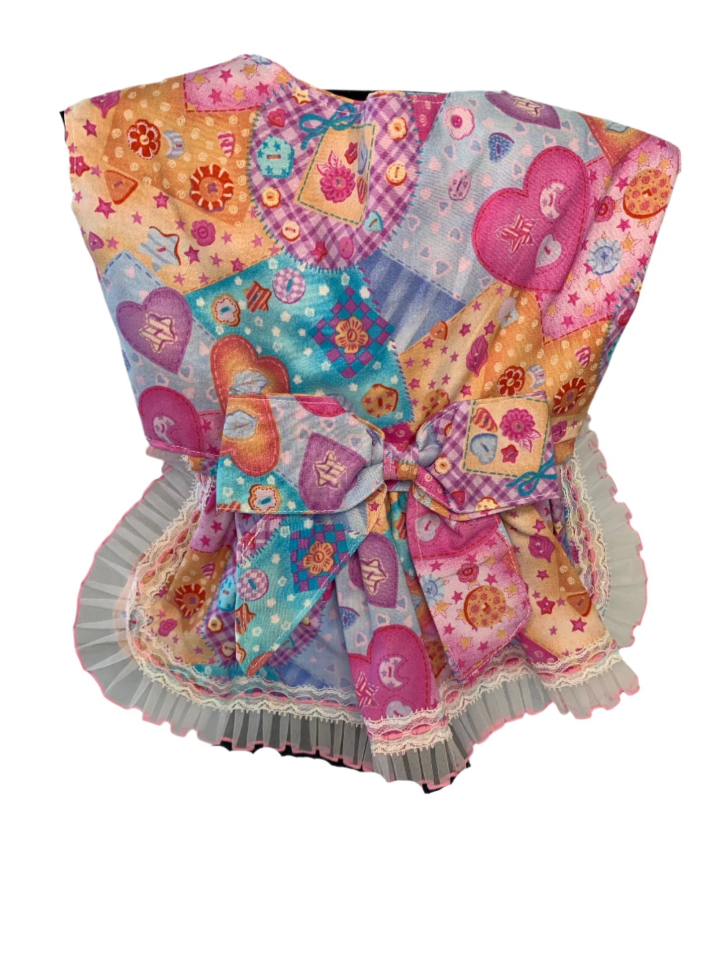 Dress - Pink Patchwork. MEDIUM reduced price