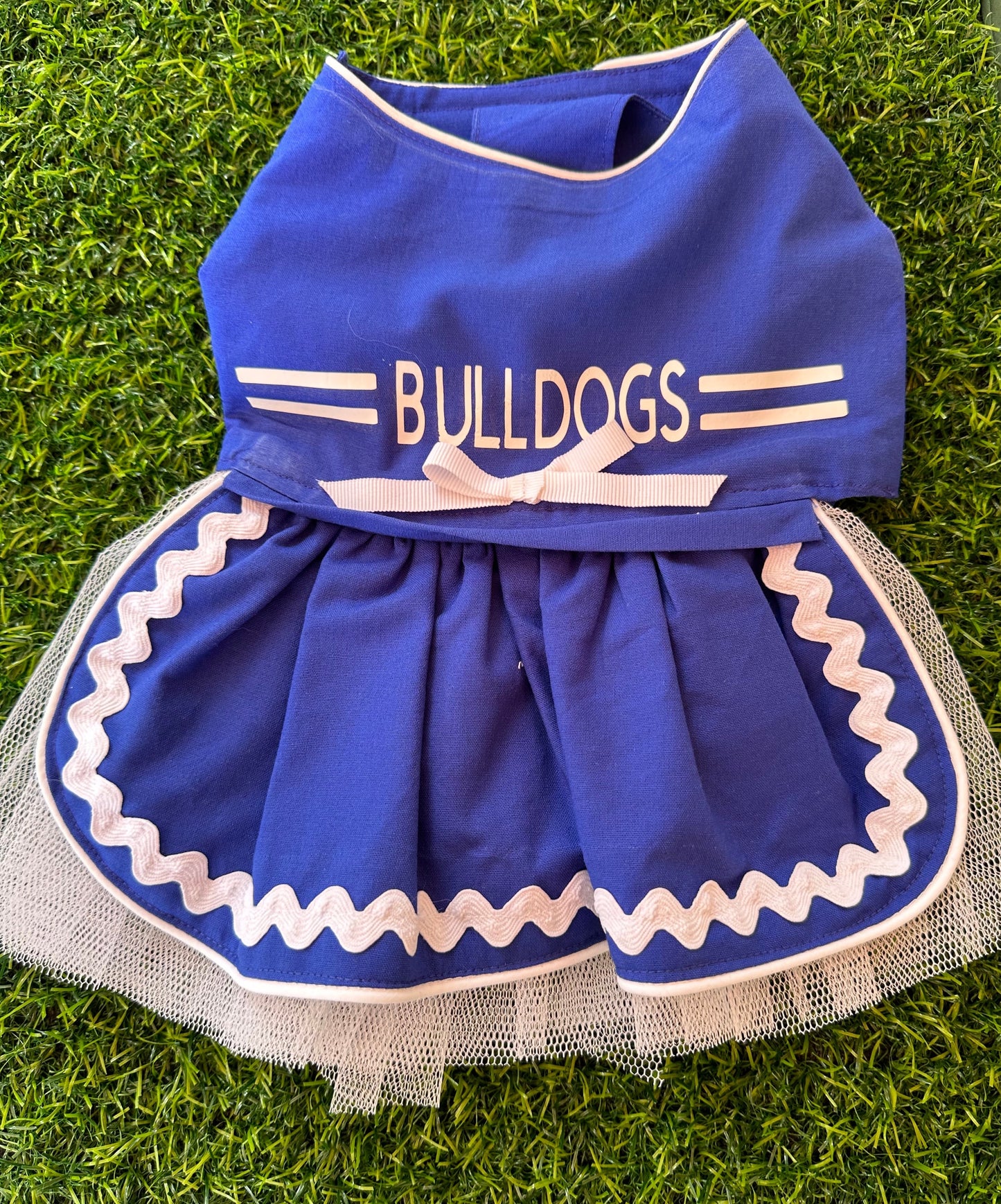 Dress - Cheerleader Bulldogs tulle underskirt