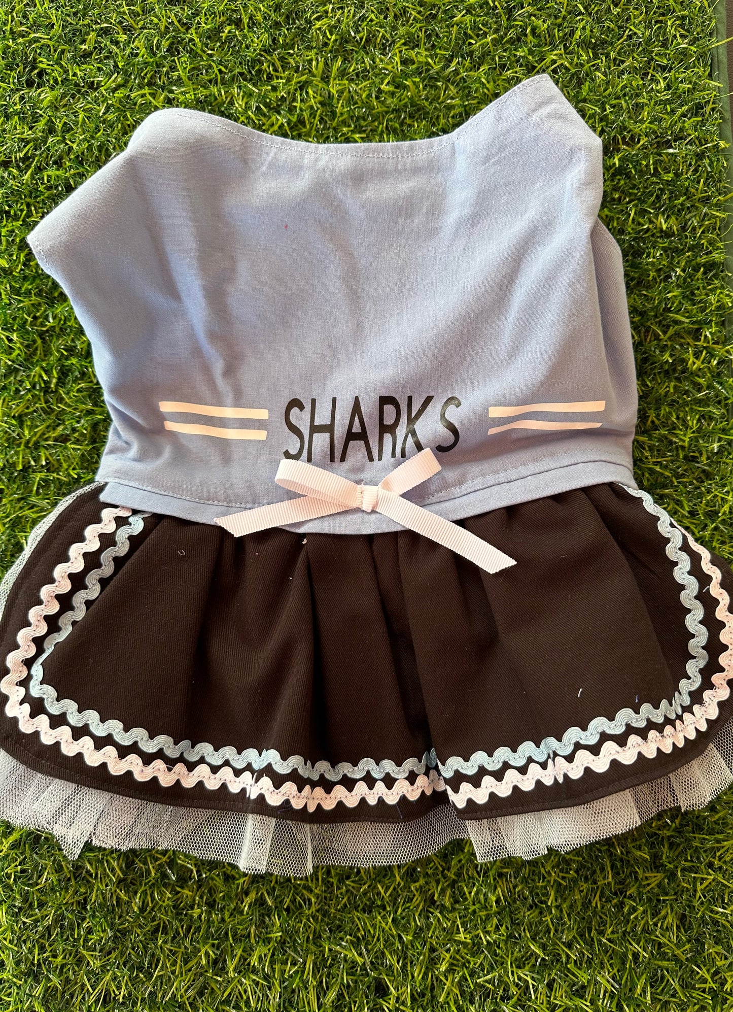 Dress - Cheerleader Sharks tulle underskirt