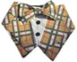 Tuxdanna - Furburry Brown Check lapels and collar