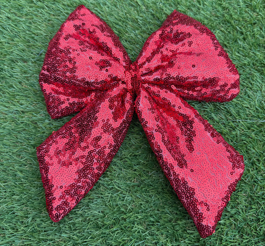Sailor Bow - Red Sequin