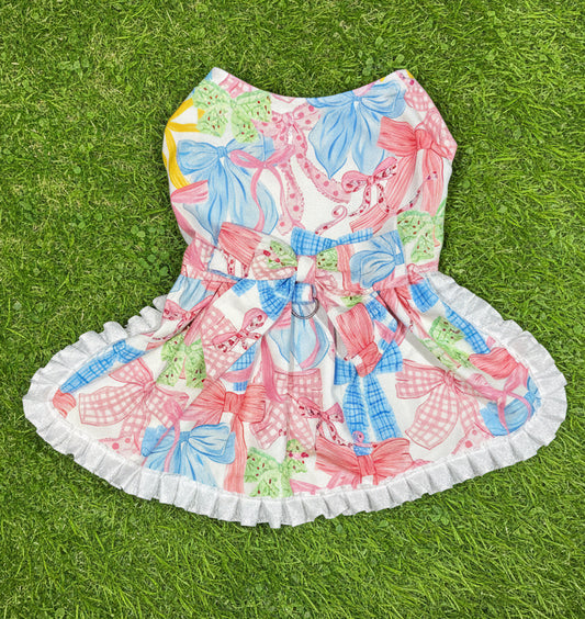 Dress-  Multicoloured Bows     NEW FEATURE D ring