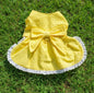 Dress- Yellow Broderaise    NEW FEATURE D ring