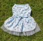 Dress - Baby Blue Gingham with Cherries   NEW FEATURE D ring