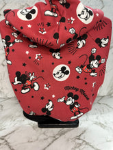 Load image into Gallery viewer, Dog Hoodie - Mickey Mouse on Red
