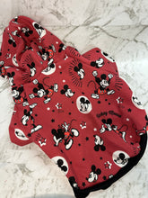 Load image into Gallery viewer, Dog Hoodie - Mickey Mouse on Red
