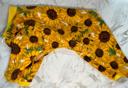 Onesie - Fleece Sunflowers