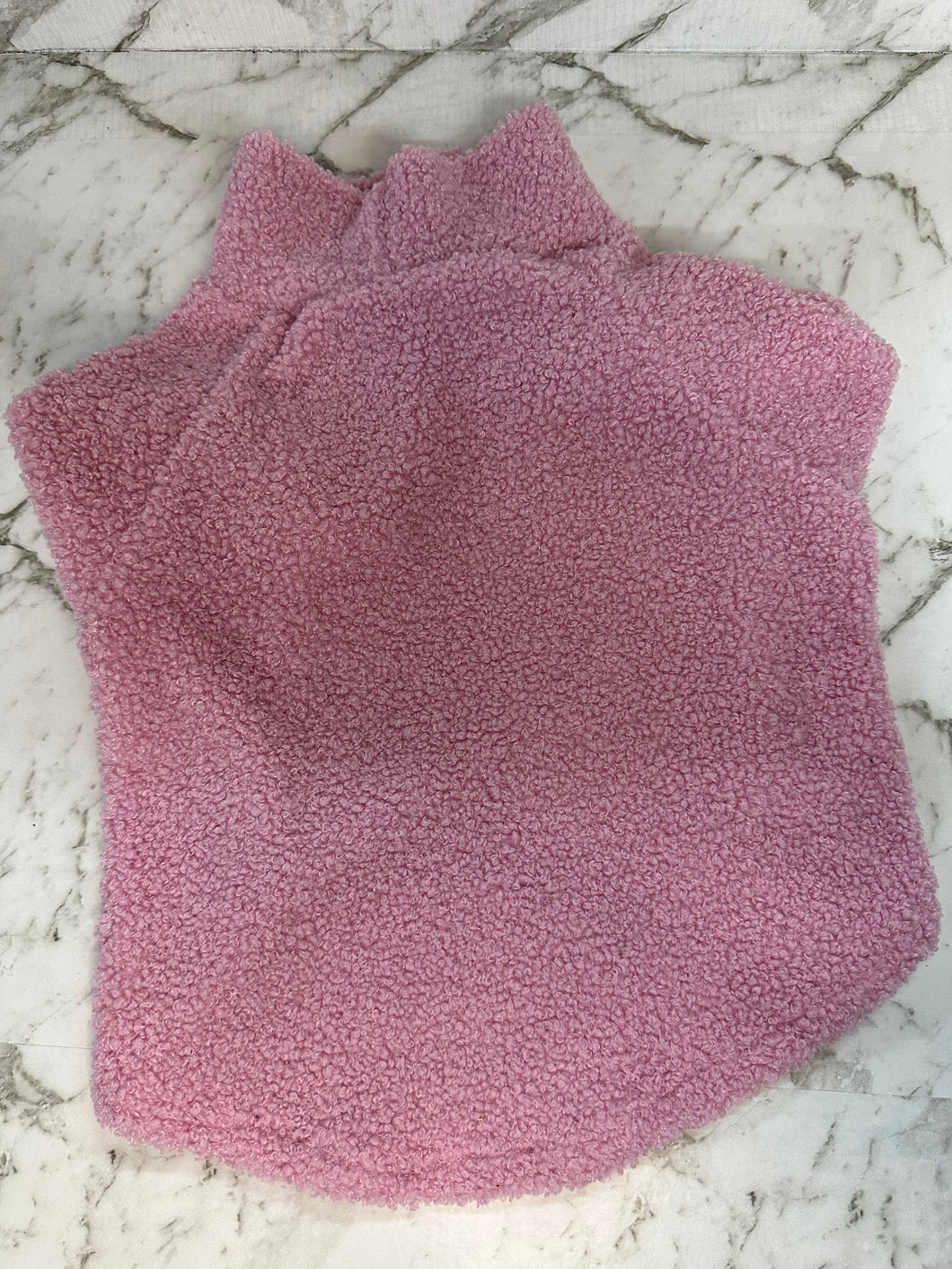 Dog Sweater  Boucle -  Dusty Pink Teddy Bear