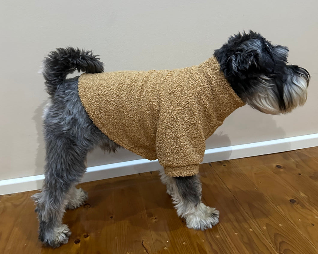 Dog Sweater  Boucle -  Caramel