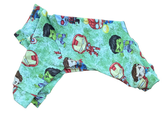 Onesie - Heros on  Green