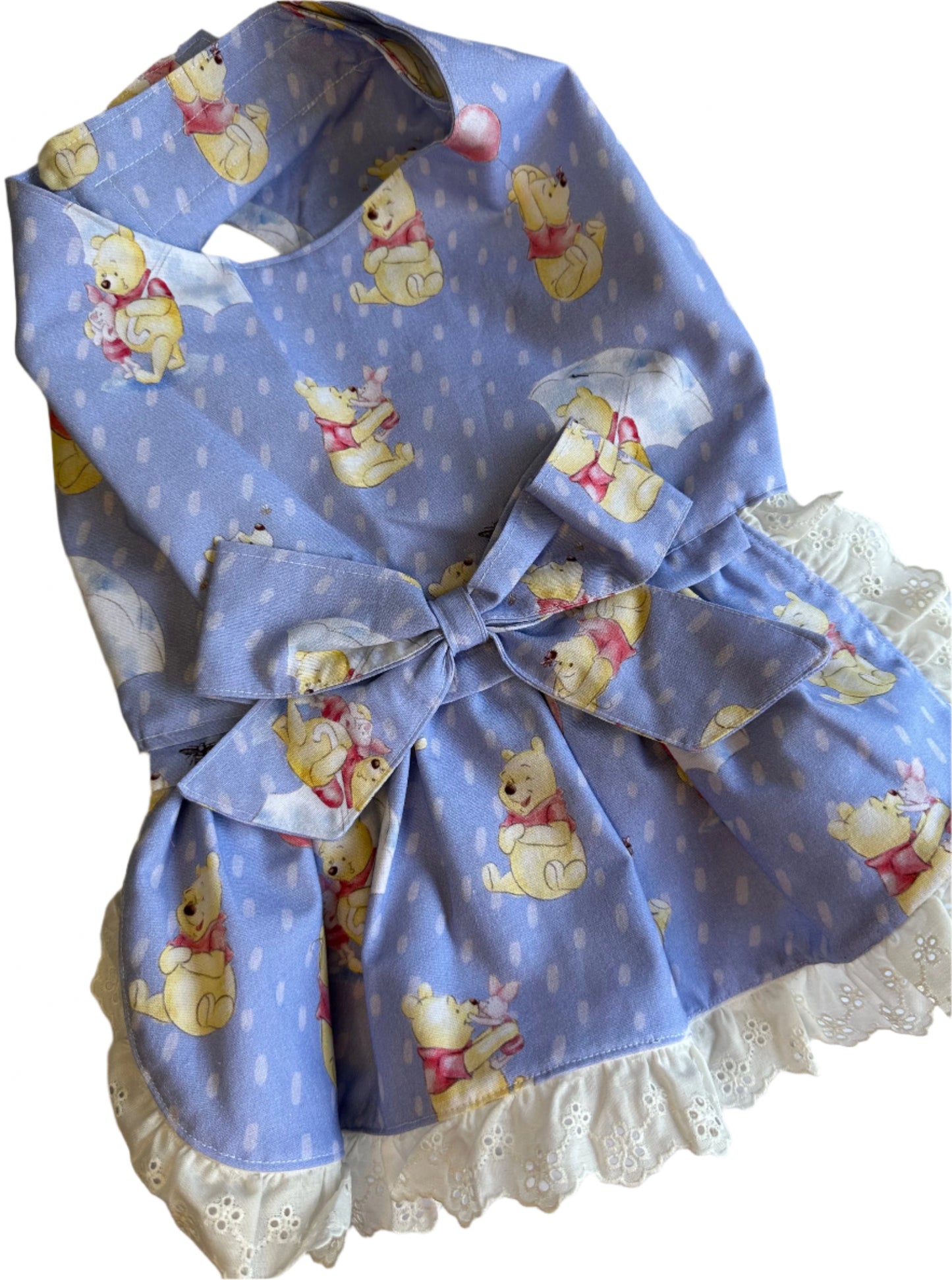 Dress - Pooh Bear on mauve background