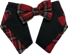 Load image into Gallery viewer, Tuxedo Bandana - Tartan Background
