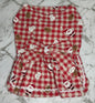 Christmas Dress - Red and White Gingham with Ric Rak