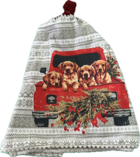 Load image into Gallery viewer, Christmas Hanging Hand Towel  -Various Dog themed Prints
