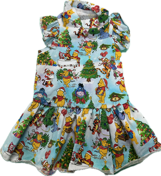 Christmas Doggy Dresses / Jersey - Christmas Wiinie the Pooh