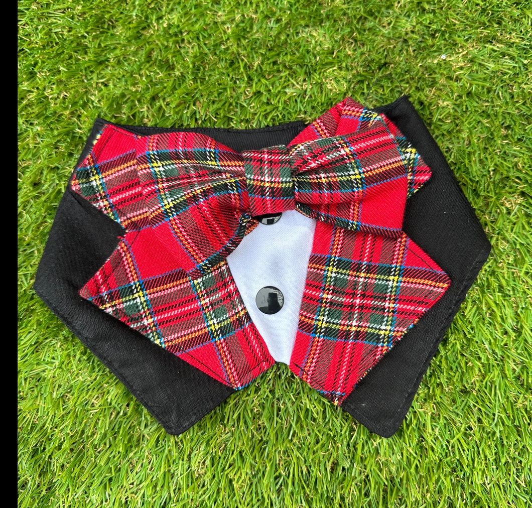 Tuxedo Bandana - Tartan Lapels