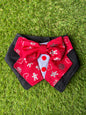 Tuxdanna Christmas Suede  with silver detail and Suede Lapels