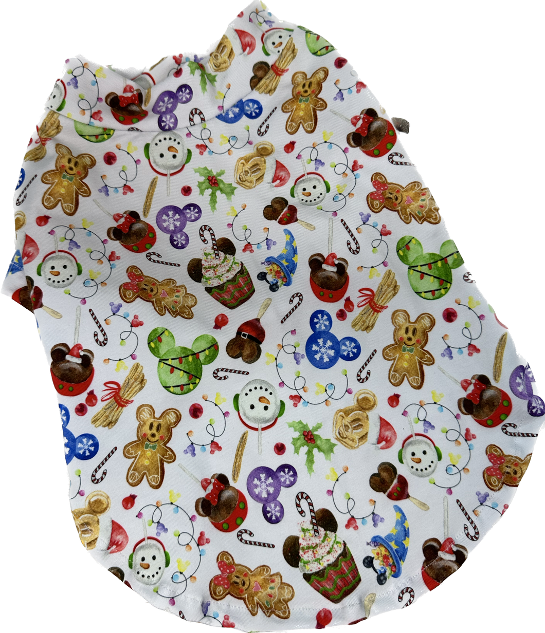 Christmas Doggy T Shirt  (NEW SLIM FIT DESIGN) -  Sweet. Treats