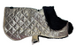 Coat Wrap around - Gold and Black Fur Collar