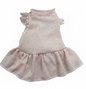 Jersey Dress -  Pink  Crepe with Silver Sparkles