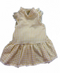 Jersey Dress -  Yellow Gingham
