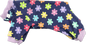 Onesie -Mulit coloured daisies on Navy