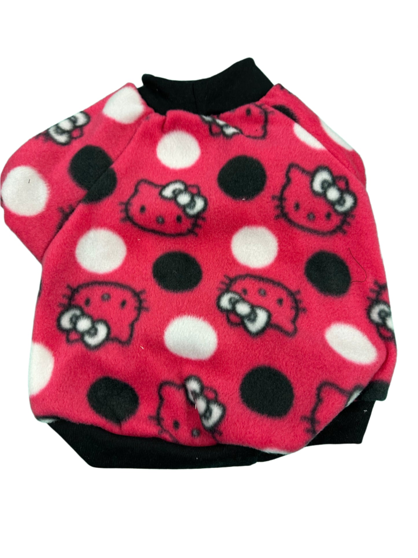 Dog Sweater - Hello Kitty on Bright pink