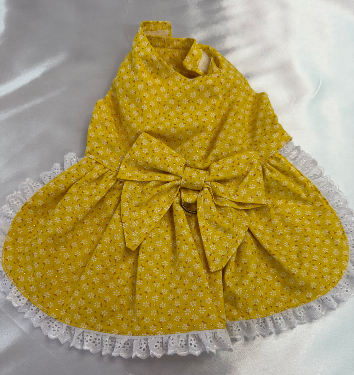 Dress - Glittery Yellow Flowers