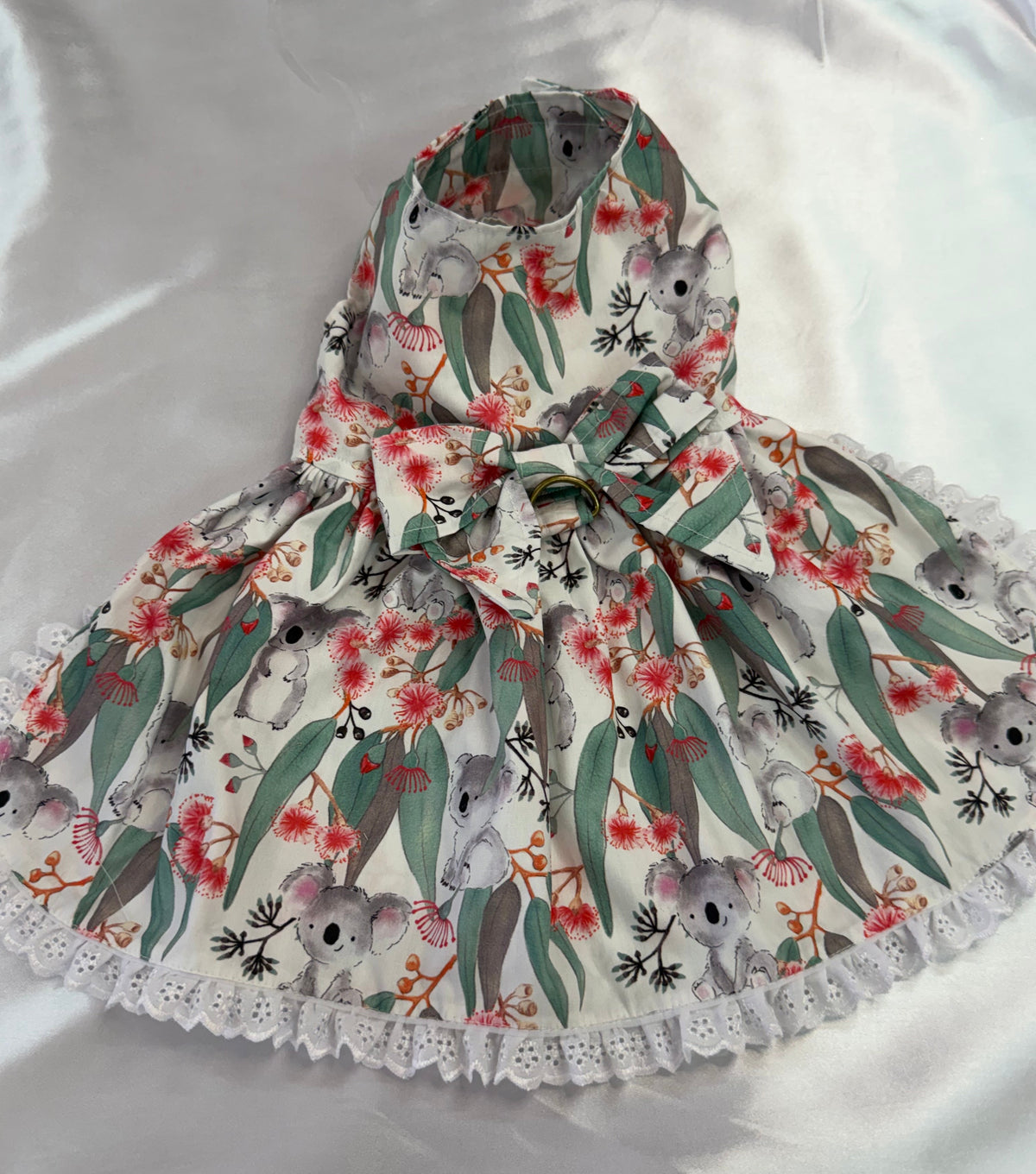 Dress - Koala Gumleaves on White
