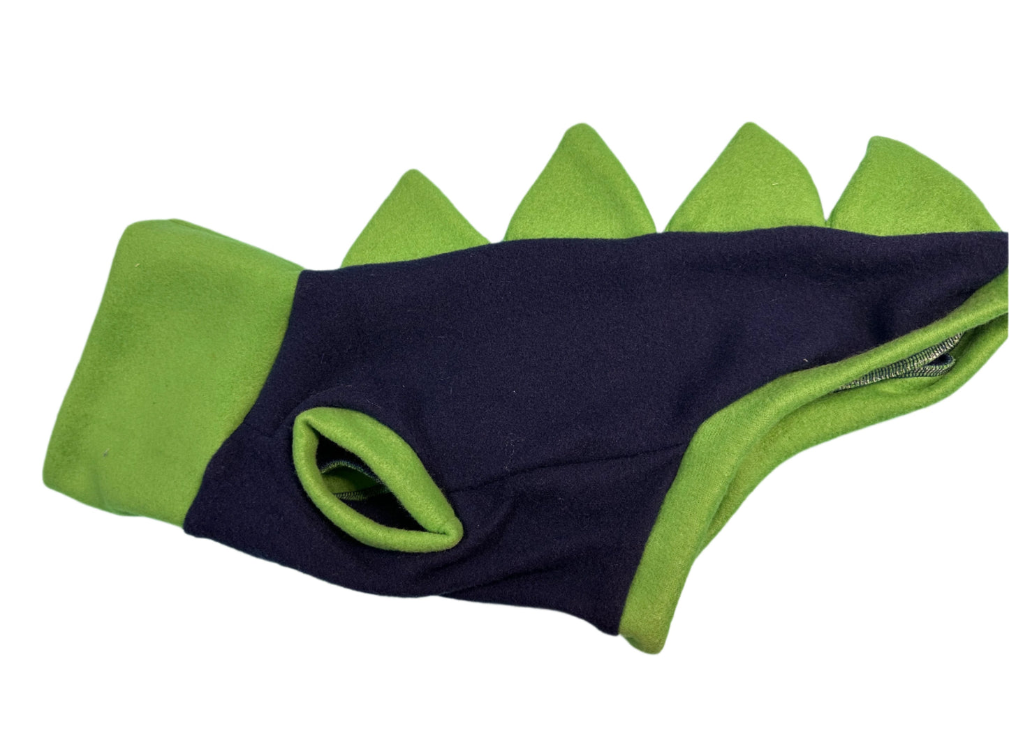 Dinosaur Jumper - Blue  Body with Green  Scales