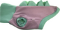 Dinosaur Jumper  - Mauve Body with Mint Green Collar and Spikes